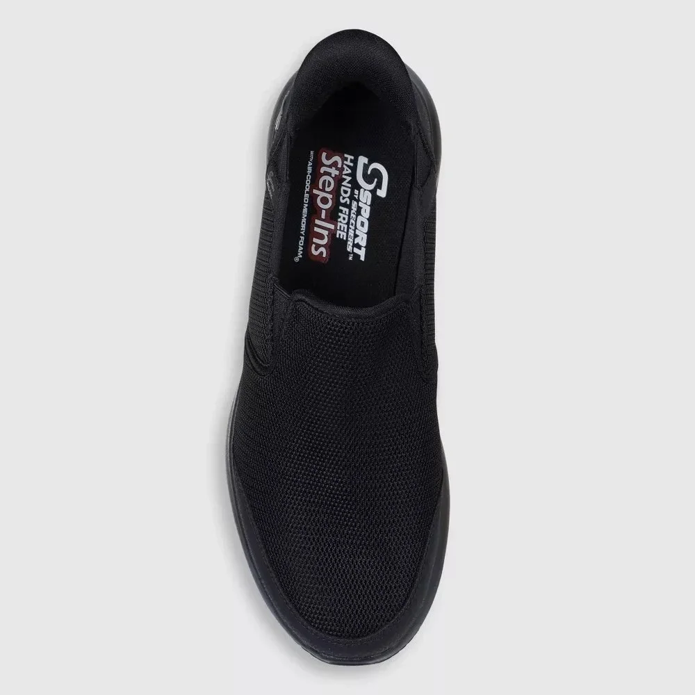 S Sport by Skechers Men's Presley Slip-On Sneakers Black 9.5 NWOT